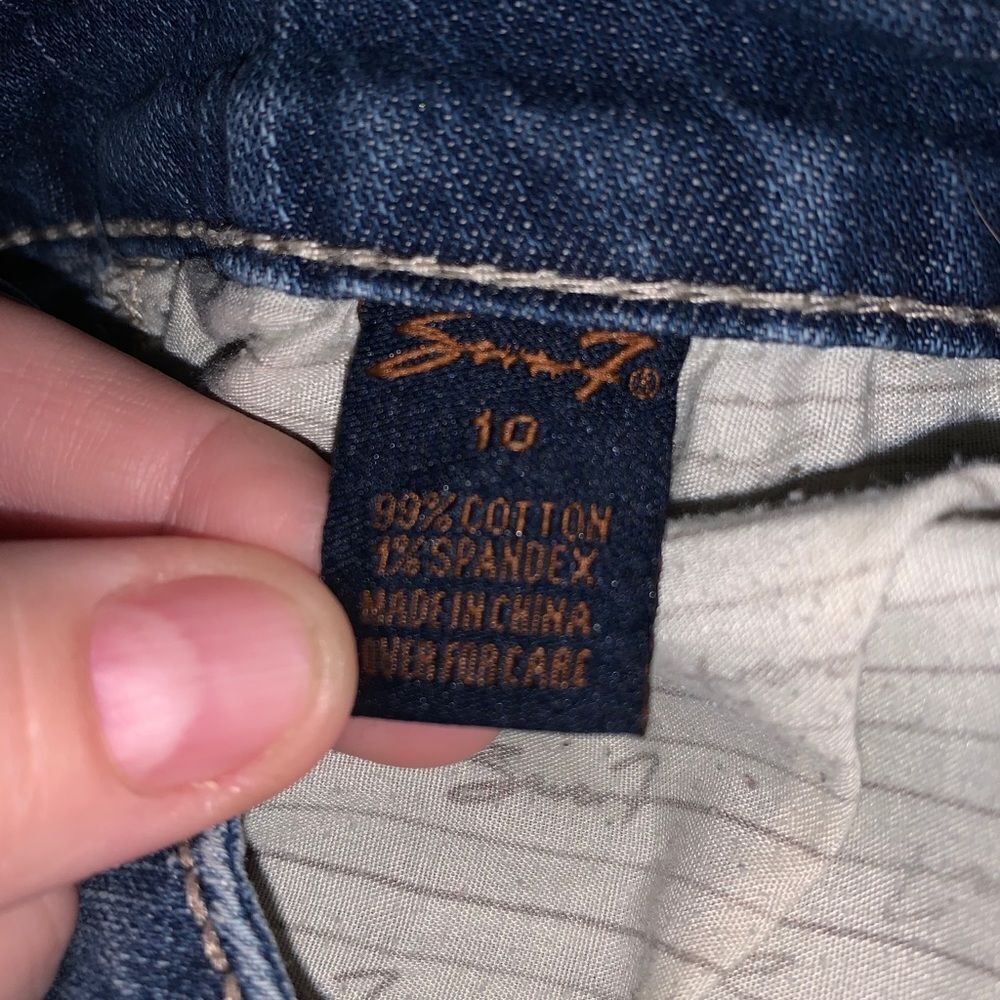 Seven7 crop jeans size 10 - Picture 5 of 5